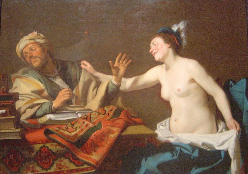 The steadfast philosopher, Gerard van Honthorst